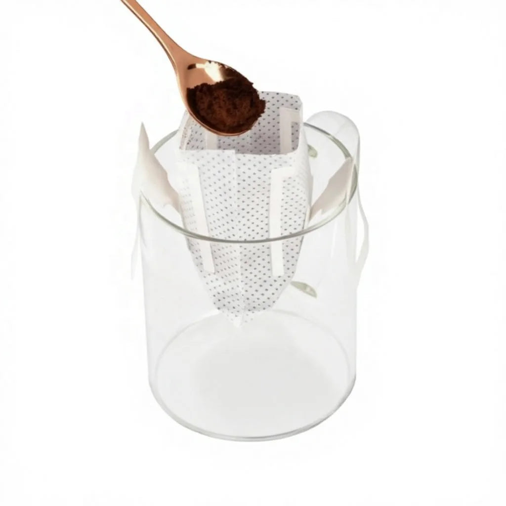 Eco-Friendly Drip Coffee Filter Bags for Travel Disposable Empty Drip Coffee Filter Bag in Stock