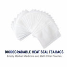 Custom Biodegradable Heat Seal Tea Bags Empty Herbal Medicine Bath Teabags Filter Pouches for Tea Packaging