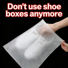 Drawstring Recyclable Non-Woven Shoe Storage Bag - Dustproof & Anti-Yellowing for Drying Shoes Breathable Mesh Reusable