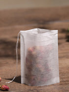 Wood Pulp Paper Tea Bag Drawstring Eco-friendly Filter Empty Tea Bag Loose Leaf Soup Herb Coffee Bag