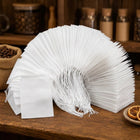 Bulk Disposable Empty Tea Bags Drawstring Filter Paper 1000 Pcs for Loose Leaf Tea Coffee Brewing Infusion