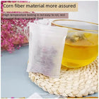 Customize Different Sizes of Biodegradable Corn Fiber Bands with logo for Empty Tea Bags