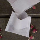 Custom Non Woven Tea Bag Empty Filter Pouches With Folded Cuff Style for Loose Leaf Herbs