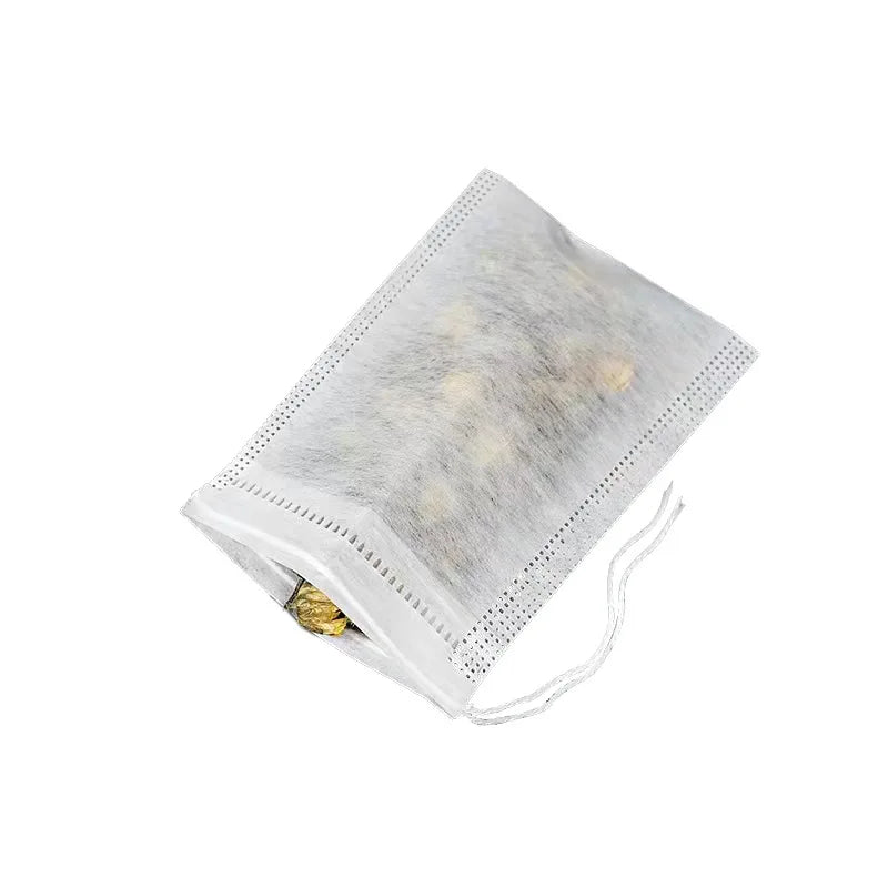 7*9cm Disposable Drawstring Bag Herbal MedicineFlower Tea Brewing Eco-friendly Biodegradable Material Suitable Premium Tea Bags
