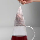 Disposable Drawstring Empty Tea Bags Corn Fiber PLA Biodegradable Non Woven Tea Filter Bags 100 Pcs for Loose Leaf Tea