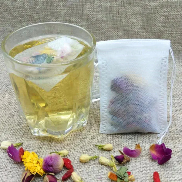 Manufacturer's Spot Quick Delivery Non-woven Drawstring Disposable Tea Bags Fried Chinese Medicine Bags Residue Separation