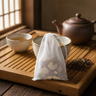 White Mesh Empty Tea Bags Drawstring Tea Filter Bags Small Infuser Sachets for Loose Leaf Tea Spices
