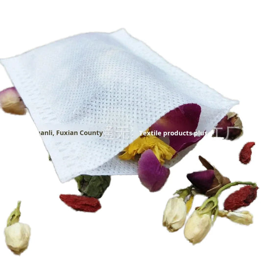 8*12cm Disposable Food Grade Non-Woven Heat Seal Tea Packaging Bags for Soup Seasoning and Herbal Medicine