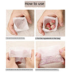 Biodegradable Folded-style Tea Bags Made of Environmentally Friendly Corn Fiber Filter Tea Bags